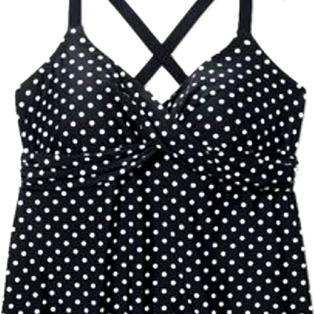 Ava & Viv polka dot Tankini